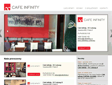 Tablet Screenshot of cafeinfinity.cz